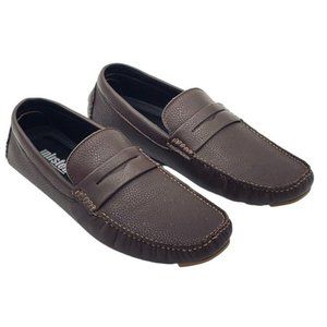 Kenneth Cole Mens Unlisted Hope Remains Driving Penny Loafers Brown Sz 11 Brown